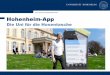 Neue Lernorte an der Universität - das Projekt Mobile Lehre Hohenheim (Slides Dipl. rer. com. Daniel Fehrle )