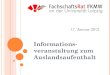 Erasmus informationsveranstaltung FaRa KMW 2012