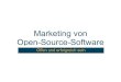 Marketing von Open-Source-Software