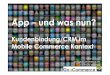 App â€“ und was nun - pioniere 2014 - olaf gr¼ger - Go eCommerce