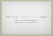 Presentation World food program