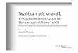 Wahlkampfdynamik: Politische Kommunikation im Bundestagswahlkampf 2009