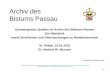 Genealogische Quellen im Archiv des Bistums Passau