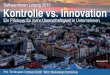 Kontrolle vs. Innovation - Vortrag bei den Softwareforen Leipzig 2015
