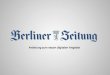 Anleitung zum Digital Abo der Berliner Zeitung
