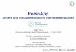 PersoApp - Sichere und benutzerfreundliche Internet-Anwendungen