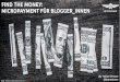 Find The Money: Micropayment für Blogger_innen