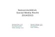 Saisonrückblick Social Media Recht 2014/2015 (re-publica 2015)