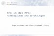 SFX in der MPG - Hintergr¼nde und Erfahrungen