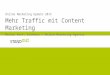 Traffic generieren mit SEO und Content Marketing - Online Marketing Update 2015