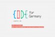 Code for Germany – Slidedeck Dez. 2014