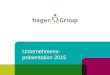 Hager Group Corporate Presentation 2014 (Deutsch)
