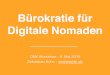 DNX Workshop ★ Bürokratie für Digitale Nomaden - Sebastian Kühn