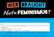 "Wer braucht Netzfeminismus?" [Hannover, 01.12.2014]