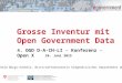 Grosse Inventur mit Open Government Data; 4. OGD D-A-CH-LI Konferenz; 24.6.2015