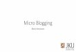 Micro blogging   antunovic