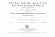 Bach - Das Wohltemperierte Klavier 1, Book 2