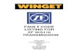 Zf Wg110 Transmission Fault Codes