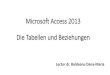 Kurs 3 - Microsoft Access 2013