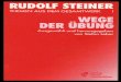 RUDOLF  STEINER - TTB 01 - WEGE  DER  ÜBUNG