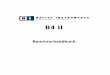B4 II  software - German - manual