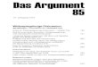 Das Argument 85