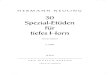 30 special etuden for low horn