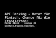 aixigo AG API Banking – Motor für Fintech, Chance für die Etablierten?