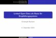 ￼￼￼￼￼￼￼Linked Open Data als Basis für Empfehlungssysteme