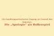 Ein handlungsorientierter Zugang zur Gestalt des Sokrates: Die „Apologie“ als Rollenspiel