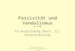 Passivität und Vandalismus 11.6.08