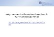 eAgreements-Benutzerhandbuch für Handelspartner