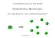 Fachdidaktikseminar WS 05/06 Statistische Mechanik- vom „Einteilchen- zum Vielteilchensystem“