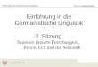 Einf¼hrung in die Germanistische Linguistik