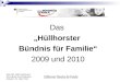 Das  „Hüllhorster  Bündnis für Familie“ 2009 und 2010