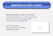 OpenSource f¼rs Lernen