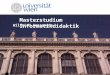 Masterstudium Informatikdidaktik