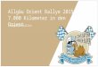 Allgäu Orient Rallye 2015 7.000 Kilometer in den Orient