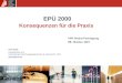 EPÜ 2000 Konsequenzen für die Praxis VPP Herbst-Fachtagung  26 . Oktober 2007