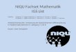 NIQU Fachset Mathematik IGS List