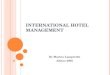 International Hotel Management