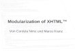 Modularization of XHTML™