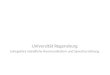 Universität Regensburg Lehrgebiet mündliche Kommunikation und Sprecherziehung
