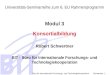 Universitäts-Seminarreihe zum 6. EU Rahmenprogramm Modul 3 Konsortialbildung Robert Schwertner