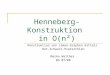 Henneberg-Konstruktion  in O(n²)