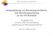 Neugestaltung von Berufungsverfahren  und Berufungsordnung an der FH Bielefeld