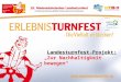 Landesturnfest-Projekt: „Zur Nachhaltigkeit bewegen“