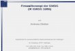 Firewallkonzept der GWDG (IK GWDG 10/06)
