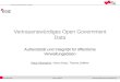 Vertrauenswürdiges Open Government Data