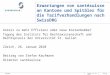 Erwartungen von santésuisse an Kantone und Spitäler für die Tarifverhandlungen nach SwissDRG